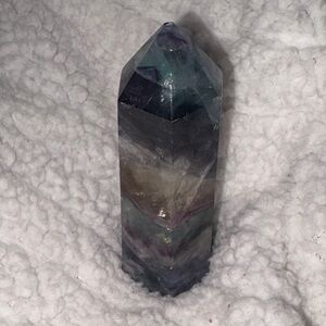 ✨Real✨ Polished Rainbow Fluorite Crystal Tower